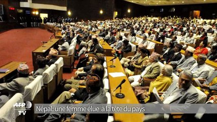 Bidhya Bhandari, première femme présidente du Népal