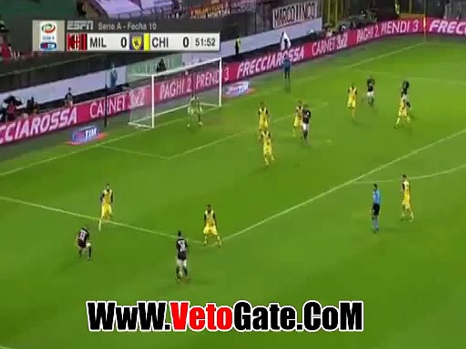 الميلان يفوز بهدف نظيف امام كييفو فيرونا