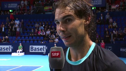 Rafael Nadal On-court interview / R2 Basel 2015