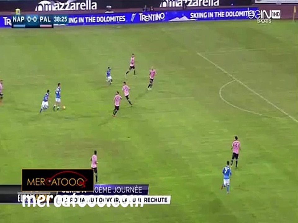 A اهداف مباراة ( نابولي 2-0 باليرمو )  الدوري الإيطالي الدرجة