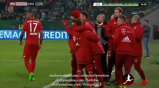 Thomas Muller Fantastic Goal - Wolfsburg 0-2 Bayern - DFB Pokal - 27.10.2015