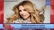 Thalía presenta su nueva colección de ropa y calzado