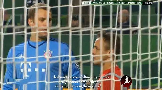 Thomas Muller Incredible 2nd Goal - Wolfsburg 0-3 Bayern - DFB Pokal - 27.10.2015