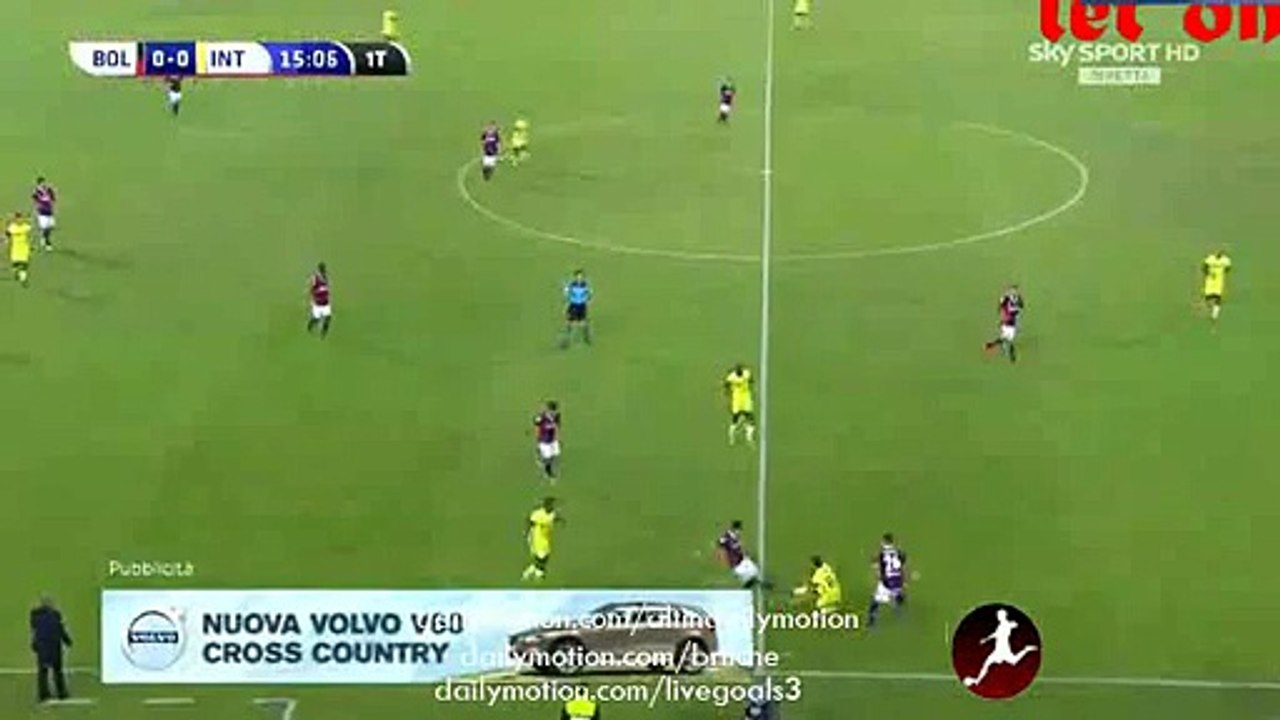 Adam Masina Big Chance - Bologna vs Inter - Serie A - 27.10.2015