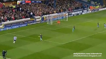 Ross Walllace 1:0 Amazing | Sheffield Wednesday v. Arsenal 27.10.2015 HD