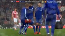 Diego Costa Gets Injured Stoke City 0-0 Chelsea 27.10.2015 HD