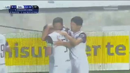 Massimo Coda Goal 0-2 Lanciano vs Salernitana