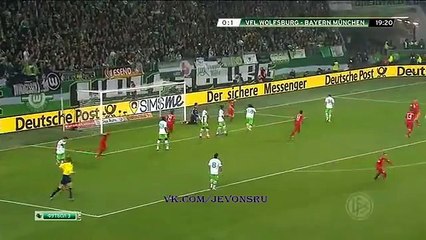 Thomas Muller GOAL | Wolfsburg 0 - 2 Bayern Munich