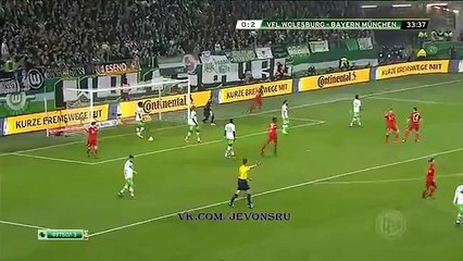 Thomas Muller GOAL | Wolfsburg 0 - 3 Bayern Munich