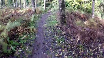 Rando du Bouchot : Passage de Bibi en VTT