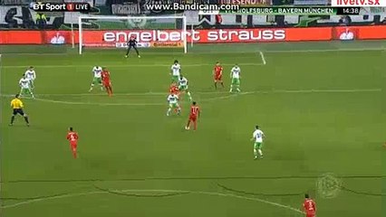 Douglas Costa fantastic GOAL Wolfsburg 0-1 Bayern 27..10.2015