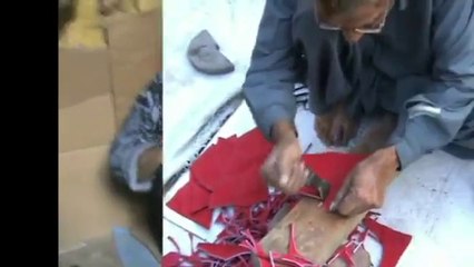 How a Cricket Ball Made in Pakistan - First Time Video