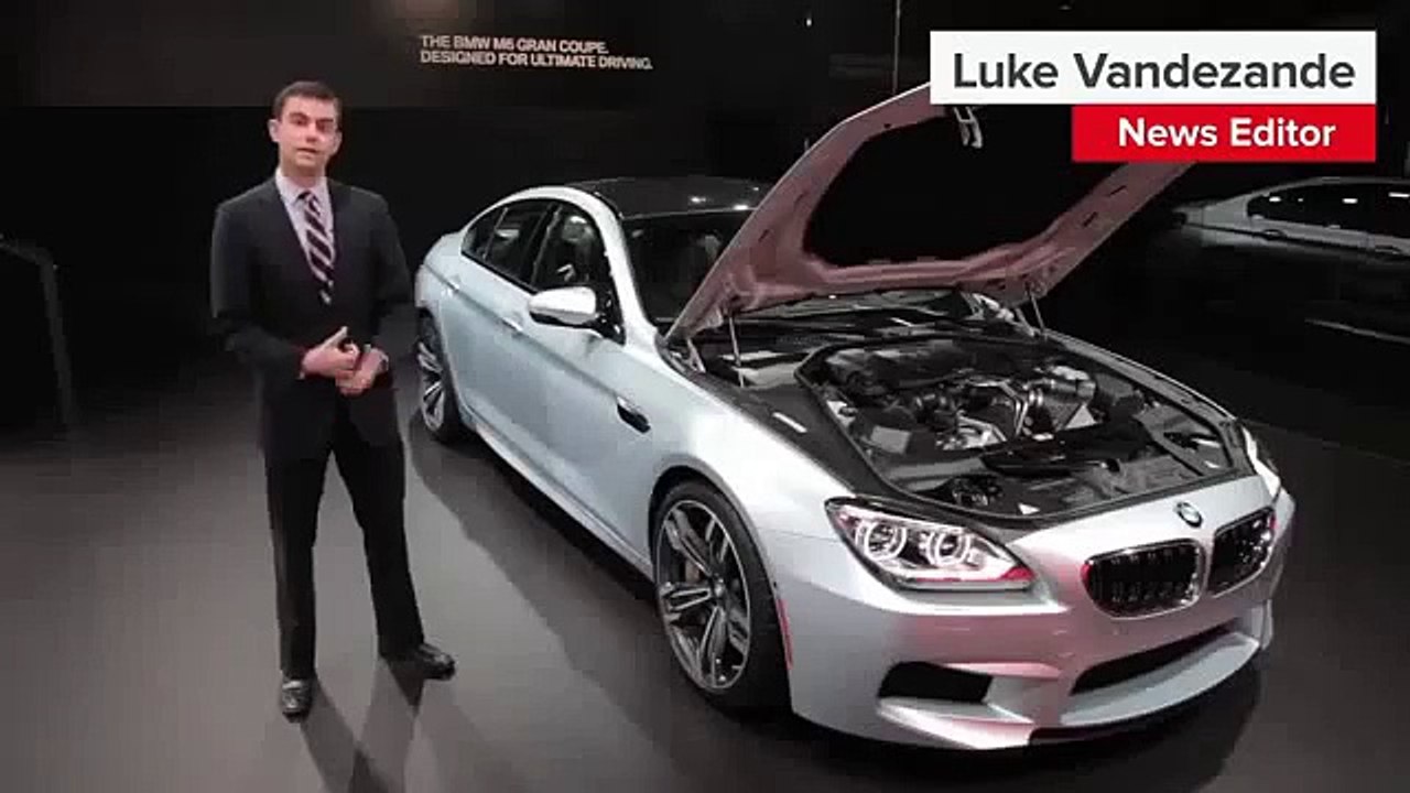New Car Showrooms 2015   BMW M6 Gran Coupe Exterior Interior Walkaround  Detroit Auto Sho