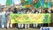 Kashmir Rally: Protestors are chanting slogans agianst India for occupied Kashmir