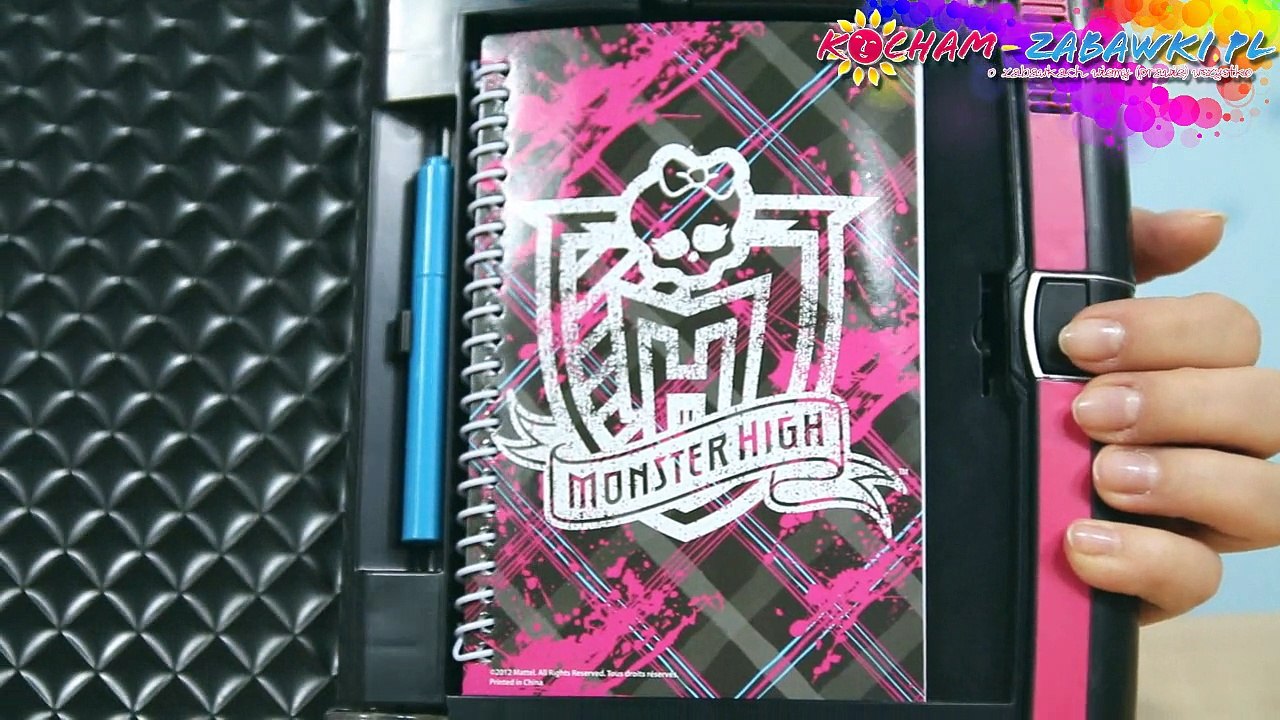 Monster High - Password Journal / Pamiętnik Na Hasło - Mattel - Y2329 - Recenzja