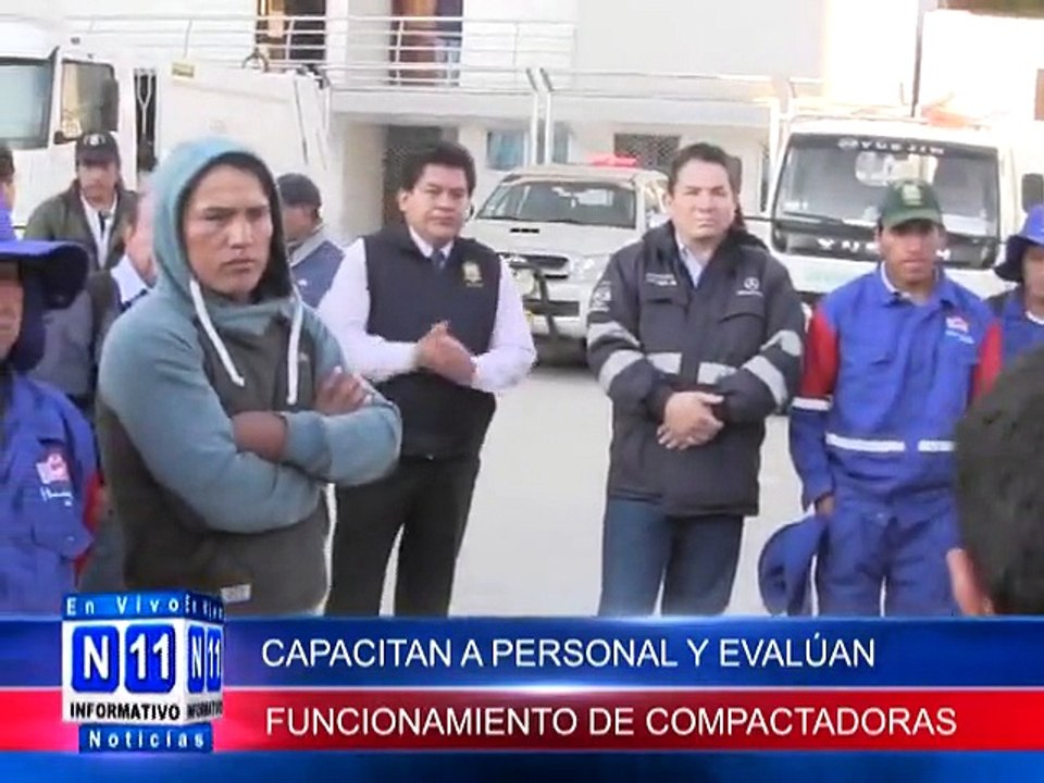 N11 CAPACITAN A PERSONAL Y EVALUAN FUNCIONAMIENTO DE COMPACTADORAS