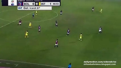0-1 Bologna v Inter GOAL 27.10.2015 HD