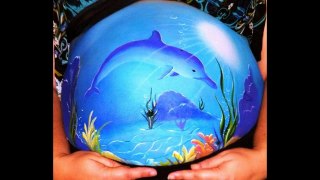 60 Awesome Pregnant Belly BodyPaintings