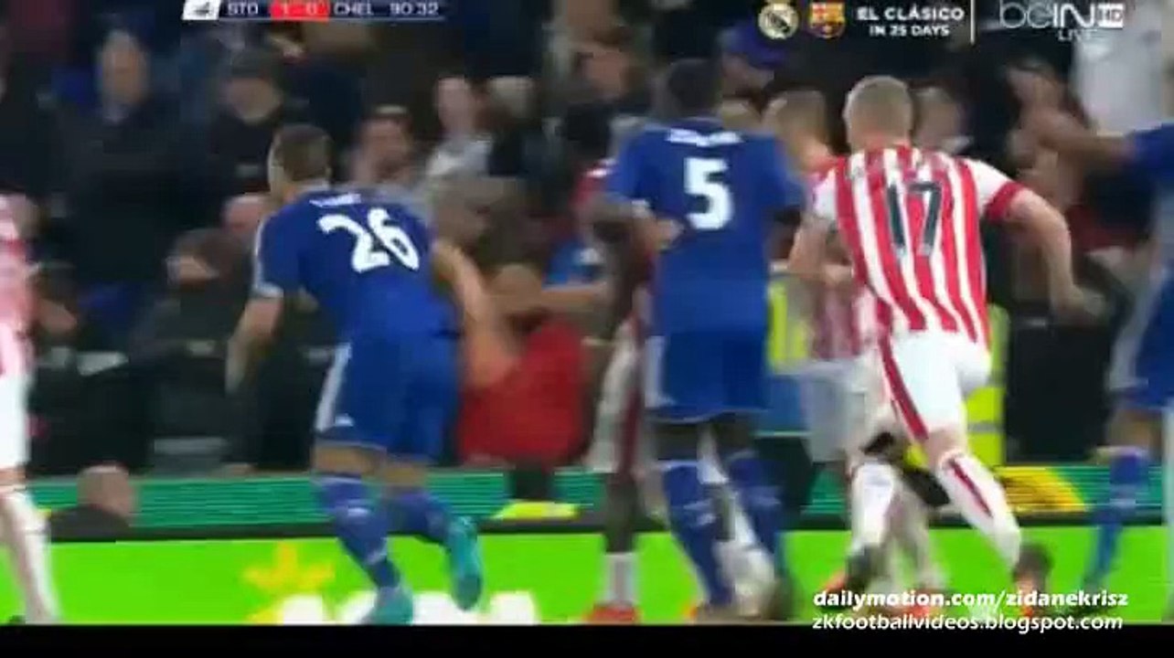 1-1 Loïc Rémy GOAL - Stoke City v. Chelsea 27.10.2015 HD