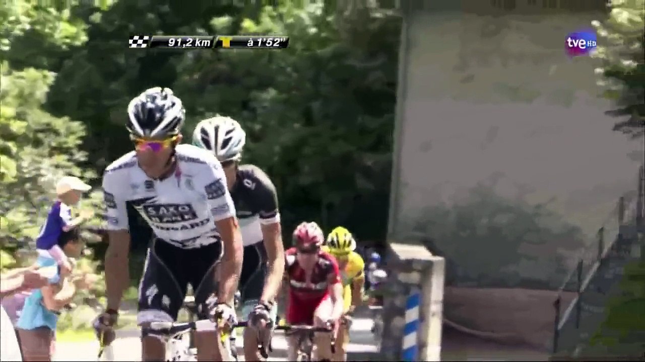 Tour De France 2011. Telegraph-Alpe D´Huez. Ataques de Alberto Contador