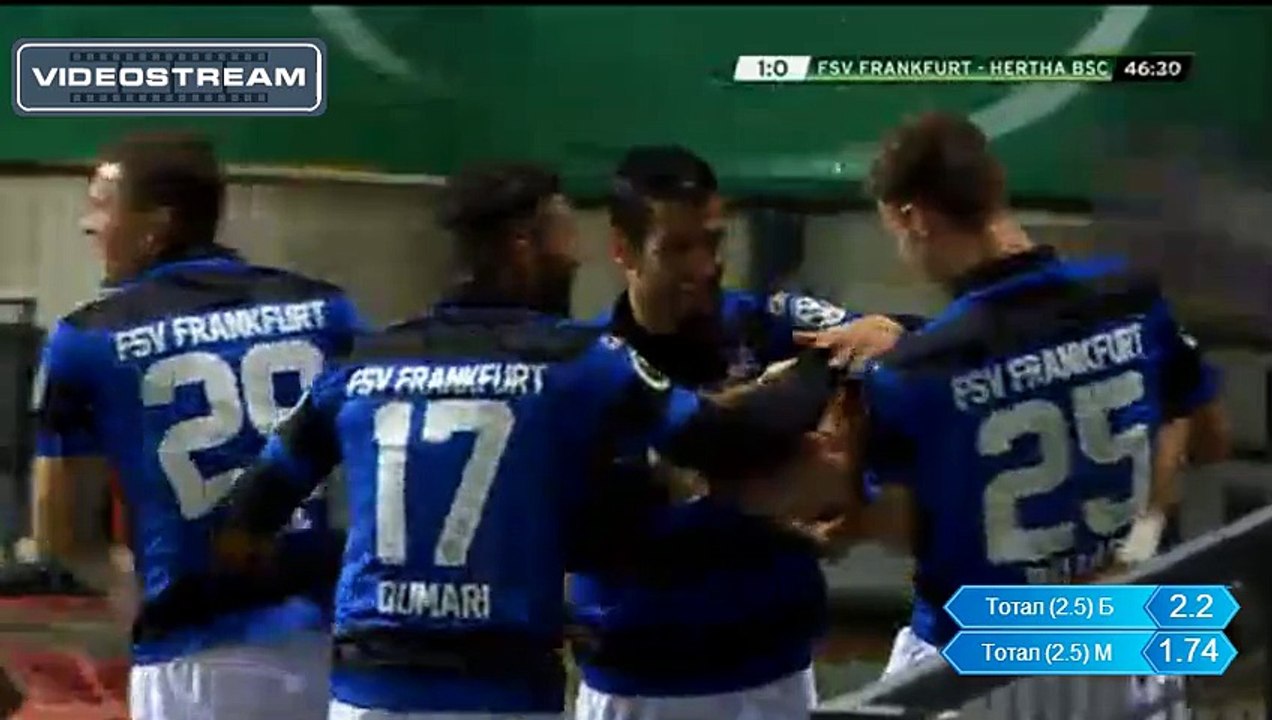 FSV Frankfurt - Hertha BSC 1-0 DFB Pokal GER CUP 27-10-15