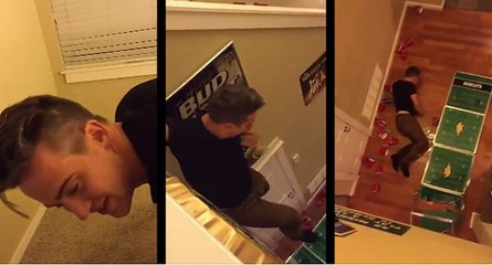 Beer pong fail