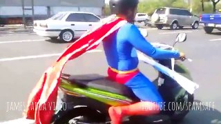 SUPERMAN + SCOOTER = SCOOTERMAN!