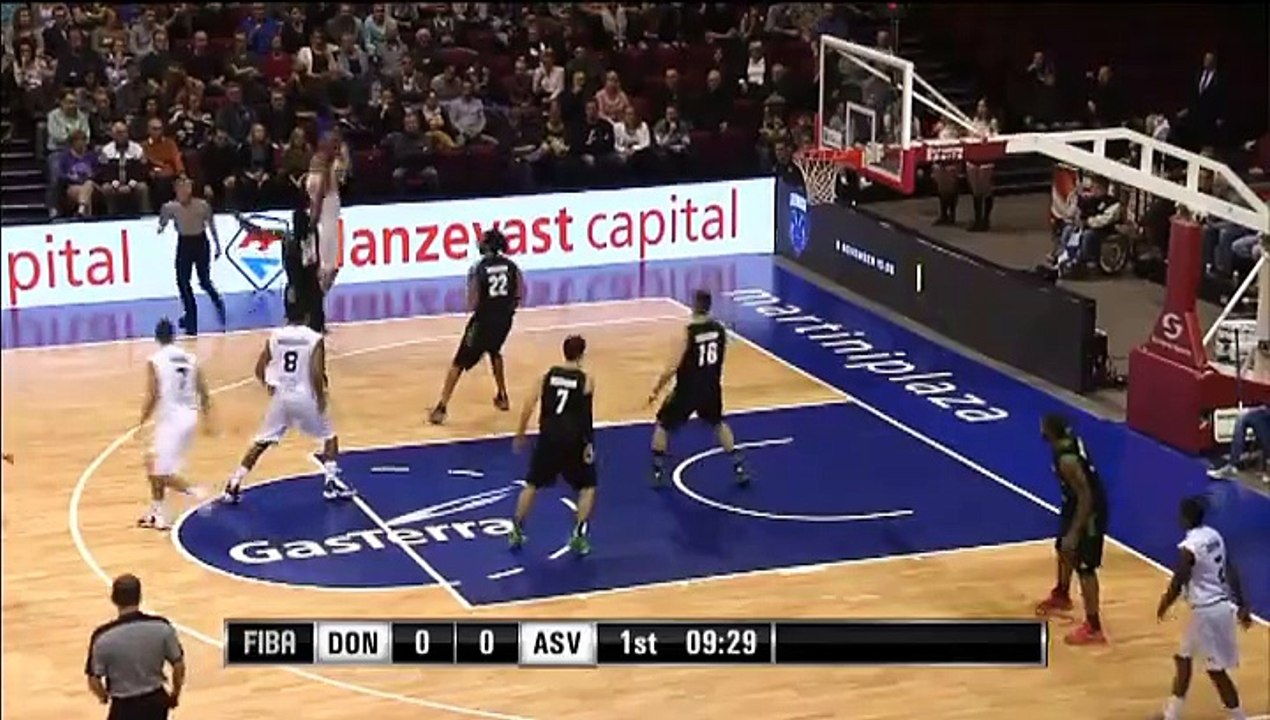 Hoogtepunten Donar - ASVEL Lyon Villeurbanne - RTV Noord