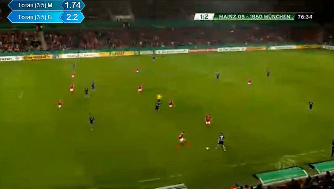 Mainz - TSV 1860 1-2 DFB Pokal GER CUP 27-10-15