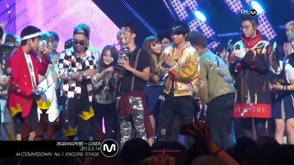[MPD직캠] 빅뱅 1위 앵콜 직캠 LOSER BIGBANG Fancam No.1 Encore full ver. Mnet MCOUNTDOWN 150514