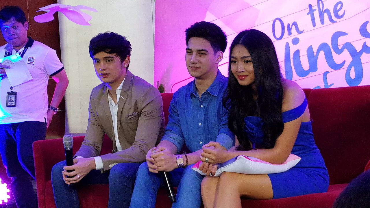 James on doing sweet scenes with Nadine
