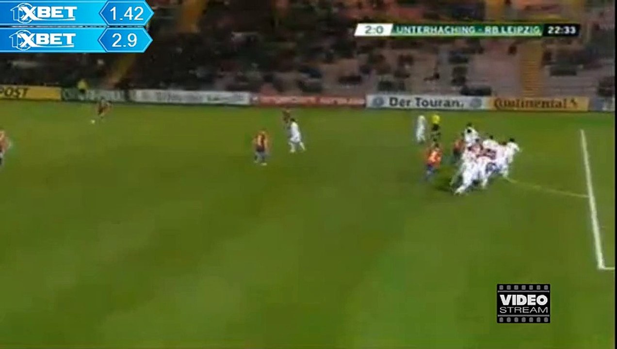 Unterhaching - RB Leipzig 2-0 DFB Pokal GER CUP