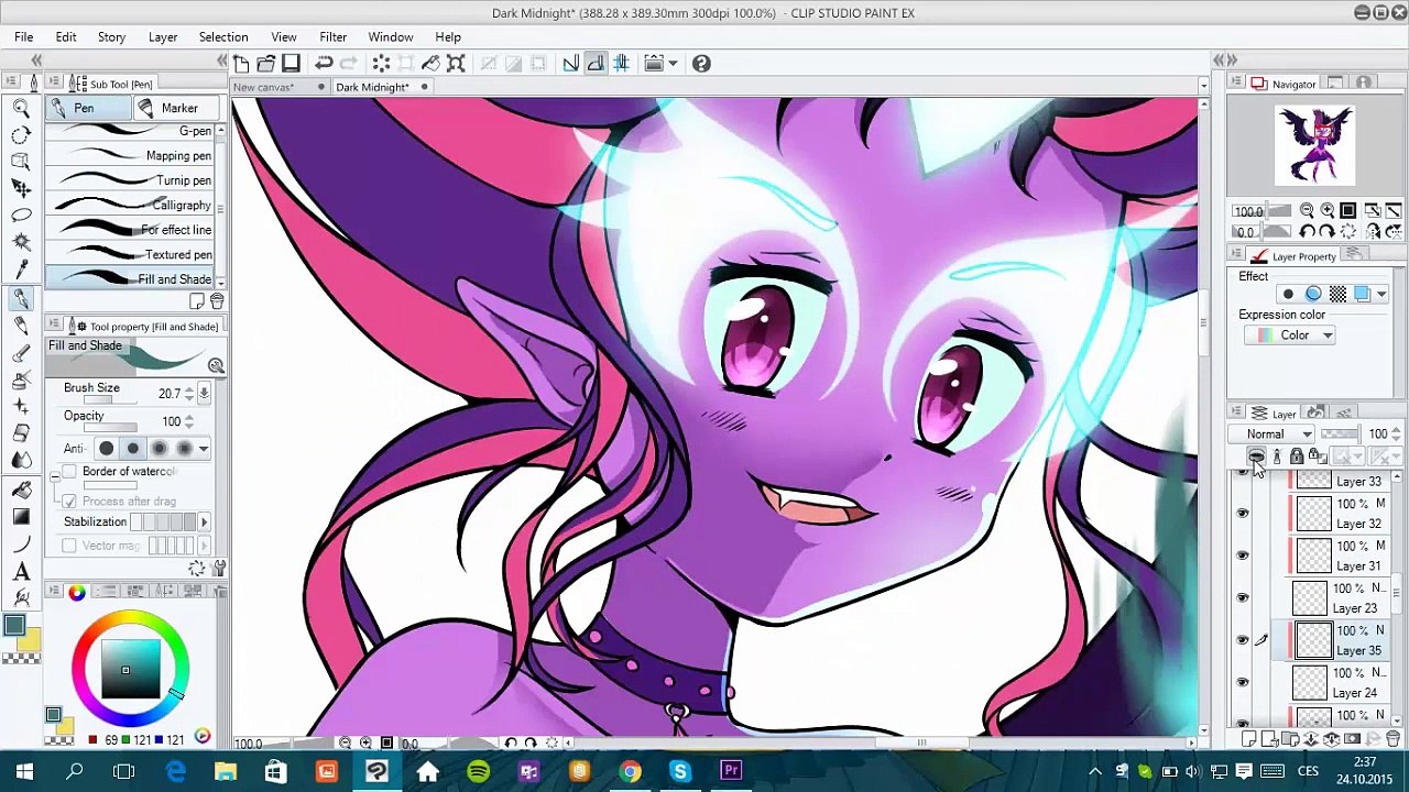 Dark Midnight - Speedpaint