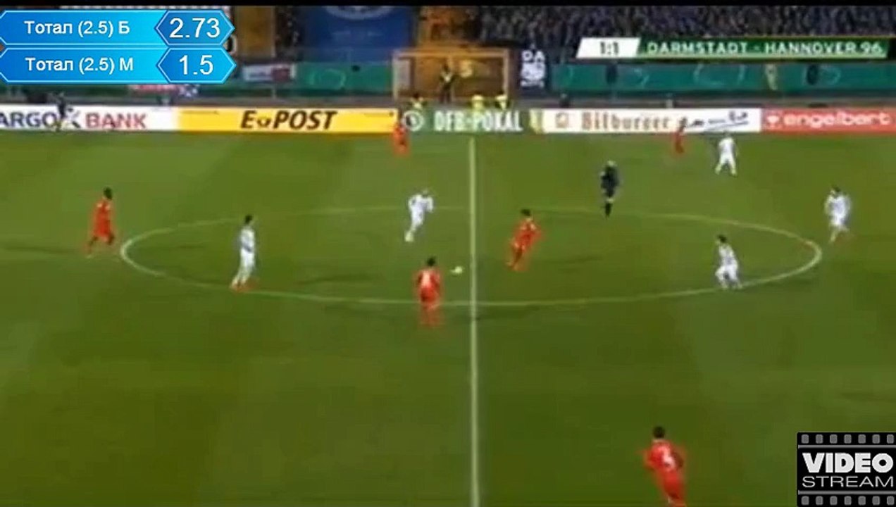 SV Darmstadt - Hannover 96 1-1 DFB Pokal GER CUP 27-10-15