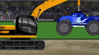 MONSTER TRUCKS for Children | Counting 1 10 | Numbers Lesson for Children | Animated Surpr