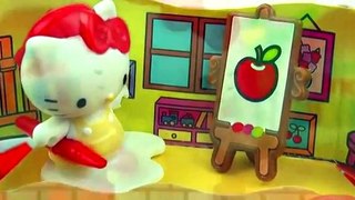 Hello Kitty Kinder Surprise Eggs Play-Doh Dippin Dots Milk Chocolate Candy Surprise Toys FluffyJet [Full Episode]
