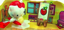 Hello Kitty Kinder Surprise Eggs Play-Doh Dippin Dots Milk Chocolate Candy Surprise Toys FluffyJet [Full Episode]