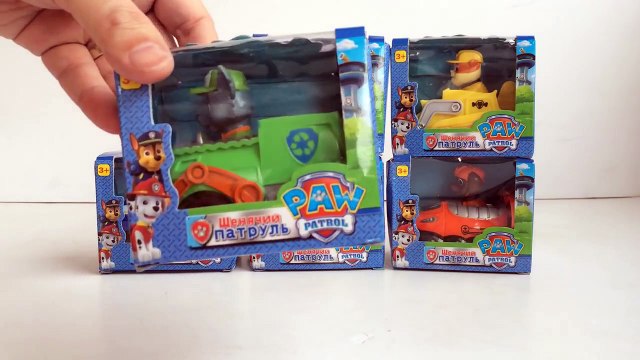 Paw Patrol Racers Marshall Chase Rubble Zuma Rocky Skye Nickelodeon - Unboxing Demo Review