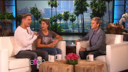 Derek and Bindi on Ellen