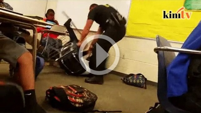 Polis 'belasah' pelajar perempuan di Amerika Syarikat