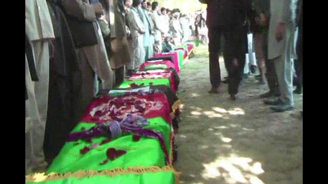 Mass funeral for 12 schoolgirls killed in Afghan quake stampede