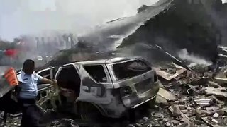 Indonesia Military Plane Crashes In City, Plane Crashes Into Houses And Hotel