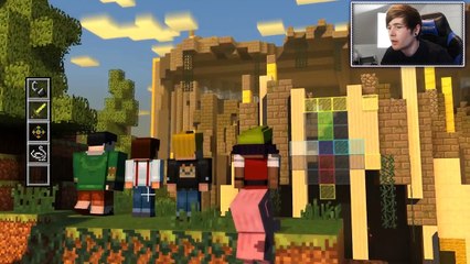 Minecraft Story Mode | GREATEST DIRT HOUSE EVER!! | Episode 1 [#4]