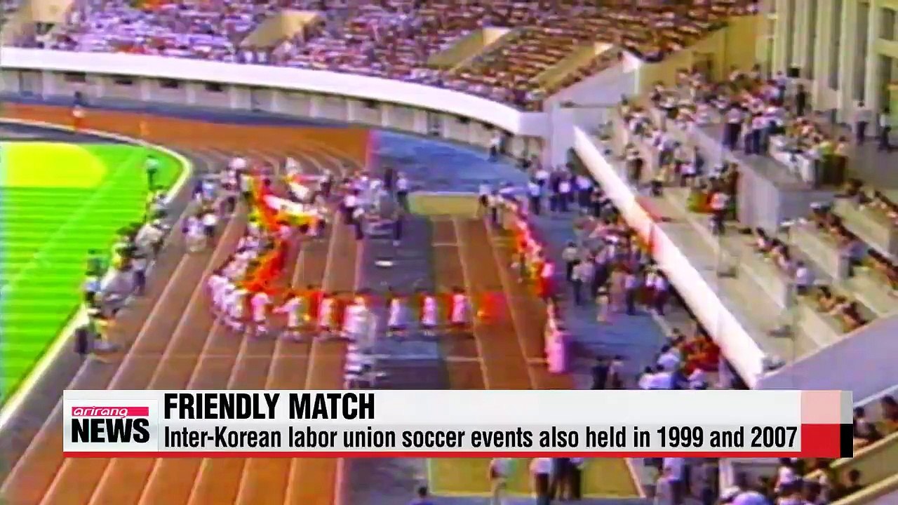S. Korean labor union departs to Pyongyang for friendly soccer matches