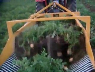 Double Row Potato Harvester Machine
