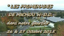 LES PROMENADES DE MICHOU W-D.D. - 26 et 27 OCTOBRE 2015 - DANS NOTRE QUARTIER DU BUISSON.