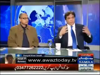 Hanif Abbasi Defending Matro Bus Project in Nadeem Malik Live