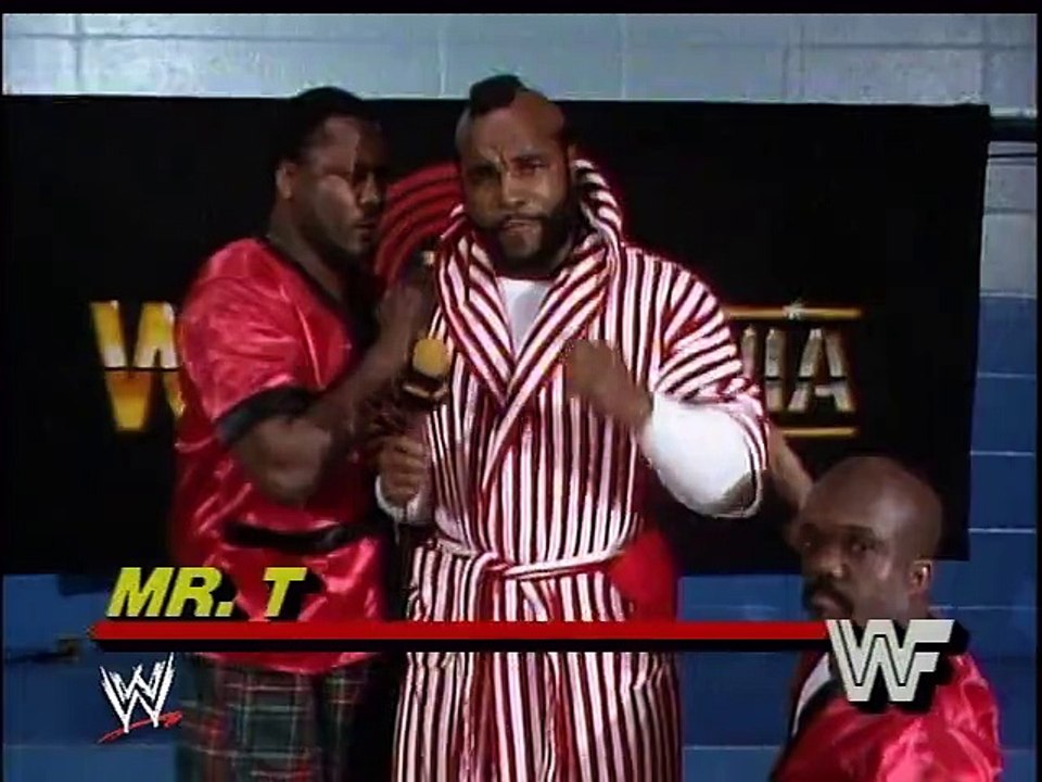 WWF Wrestlemania II - Mr. T Interview