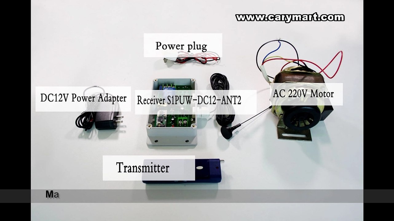 DIY- REMOTE CONTROL AC MOTOR