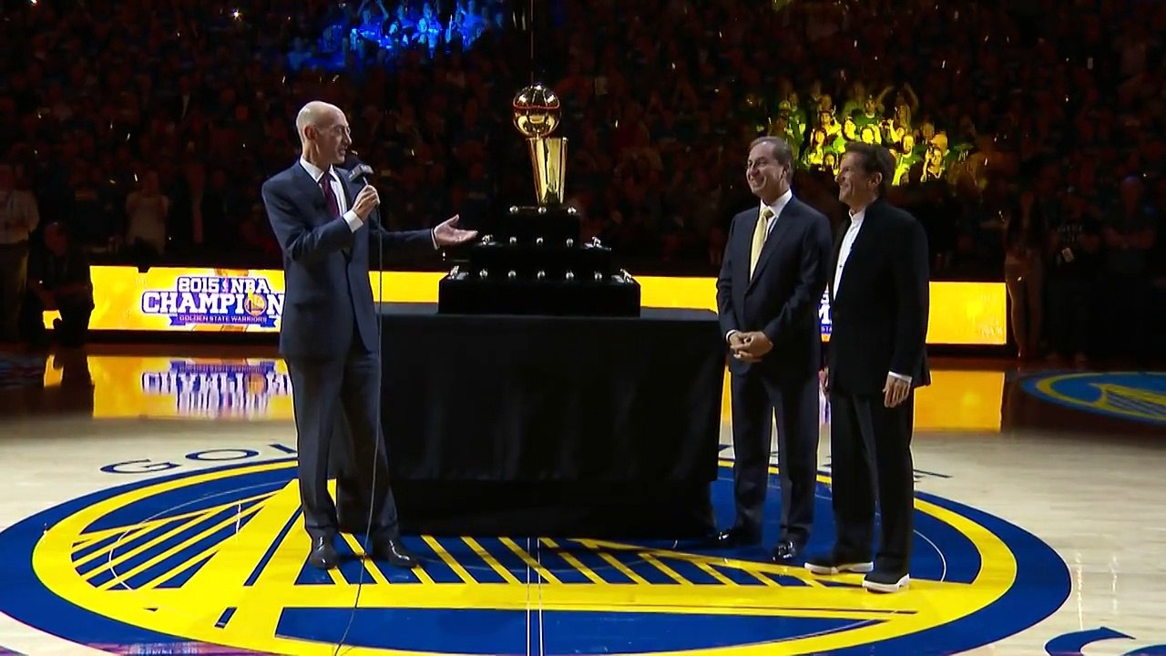 Golden State Warriors 2015 Championship Ring Ceremony